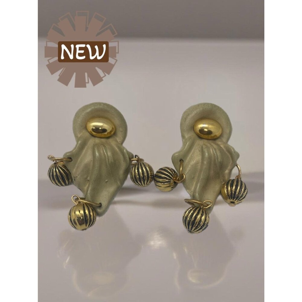 Jeff Lieb Vintage Clip-On Earrings (One of a Kind)